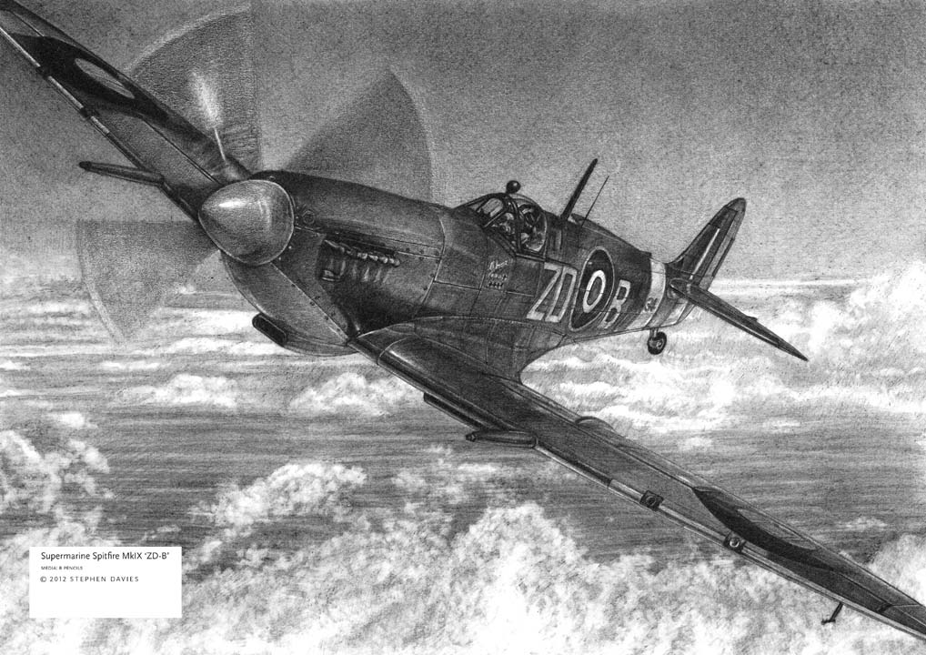 Conway Rowland: 2. Getting to know the Mk. 1 Spitfire in Pencil